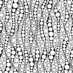 Abstract seamless of black and white pattern.