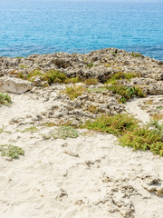 Rocky coast in Ayia Napa