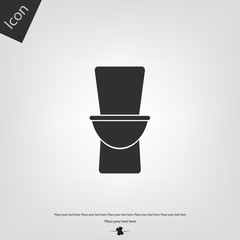 Toilet vector icon