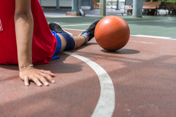Basketball Bounce Competition Exercise Player Concept