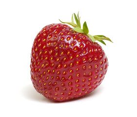 Strawberry isolated on white background.