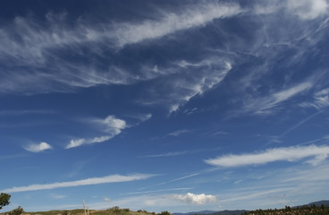 Blue sky light clouds