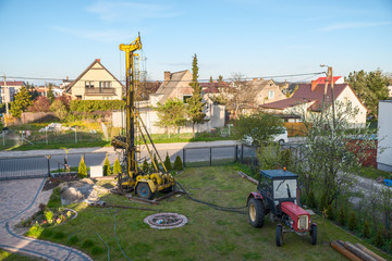 Digging wells