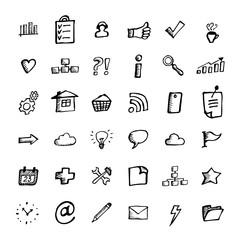 Fototapeta premium Vector Business Icons