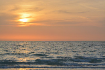 Naklejka na ściany i meble Gorgeous Sunset on the Gulf of Mexico in Florida.