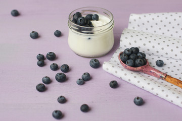 Fresh blueberries