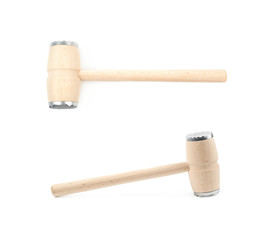 Meat tenderizer hammer isolated