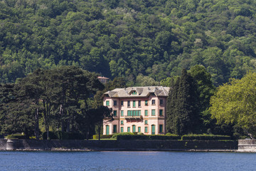 Fototapeta na wymiar Villa Dozzio in Cernobbio, Italy