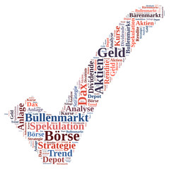 Börse word cloud