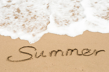 writing on the sand