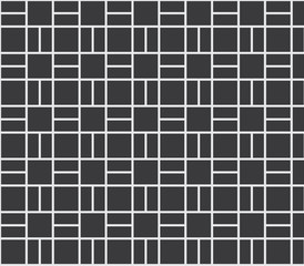 Abstract geometric black and white hipster fashion pattern