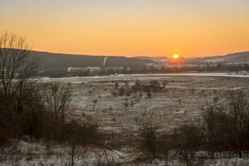 Sonnenuntergang Bad Kösen 2