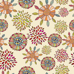 seamless floral pattern.