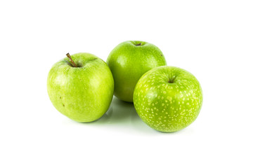 green apple isolated