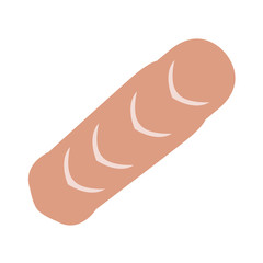 Isolated shrimp on a white background, Vector illustration