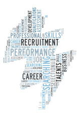 Recruitment word cloud