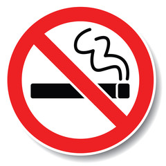 Signalétique interdiction de fumer