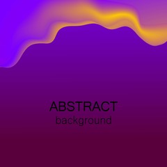 Colorful holographic background. Vector fluid motion effect.