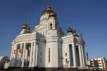 Russia. Mordovia. Saransk. The Cathedral of St Warrior Fedor Ushakov