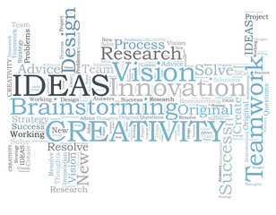 Ideas word cloud