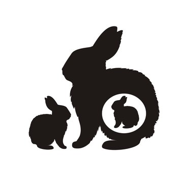 recommend clip art: кролик и крольчата