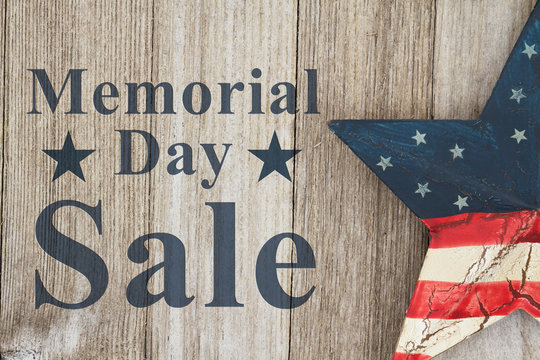 Memorial Day sale message