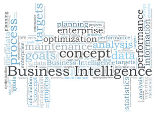 Business Intelligence word cloud