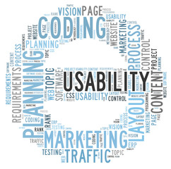 usability word cloud