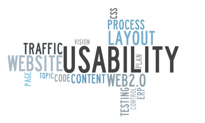 usability word cloud