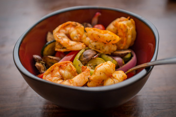 Grilled Shrimp Vegetables