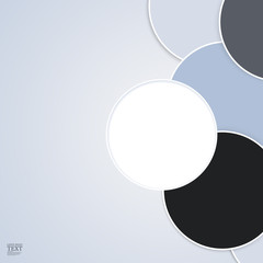 background blue circles, cells abstract