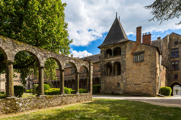 Fototapeta na wymiar Château de Châteaubriant, Bretagne 