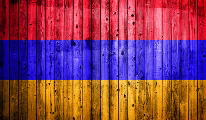 Abstract flag of Armenia
