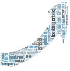 Financial crisis word cloud