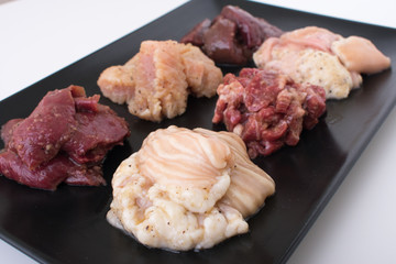 beef guts, horumon for japanese yakiniku
