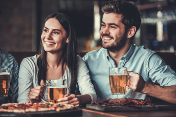 People at pub