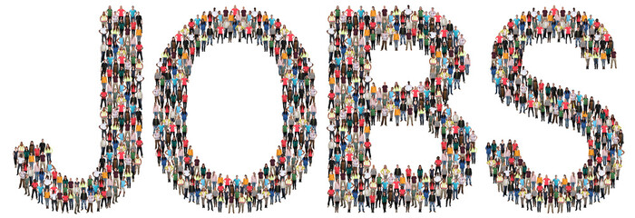 Jobs Job Arbeit Arbeitsstelle Jobsuche Büro Leute Menschen People Gruppe Menschengruppe