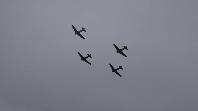 Four Supermarine Spitfire