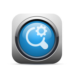 Square Push-Button -Vector