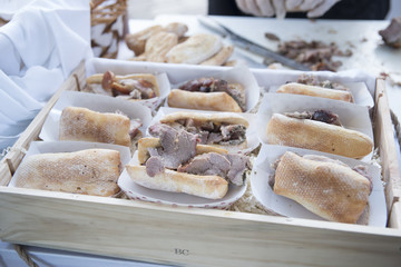 Pork sandwiches 