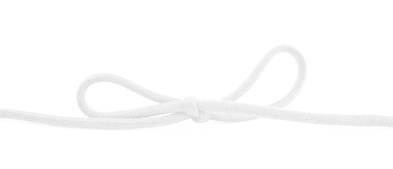 Shoelace bow knot isolated