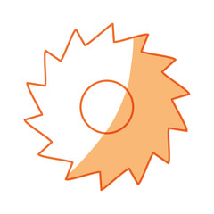 Gear machinery piece icon vector illustration graphic design