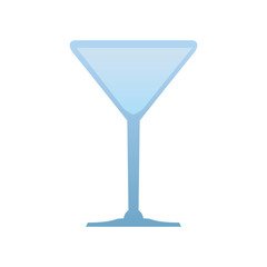 Cocktail glass cup icon vector illustration graphic design