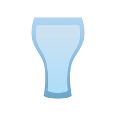 Glass cup isolated icon vector illustration graphic design