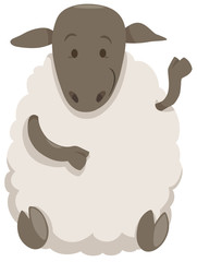 sheep cartoon farm animal