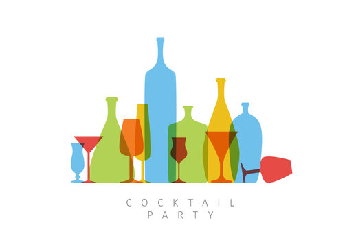 Minimalist Cocktail Party Invitation or Flyer 