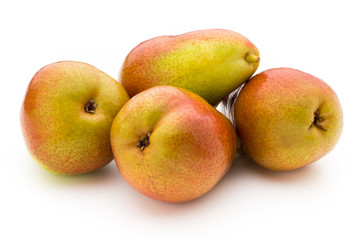 Pears isolated on the white background.