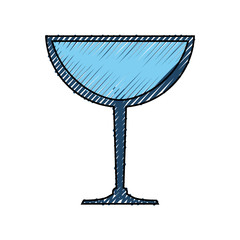 Cocktail glass cup icon vector illustration graphic design