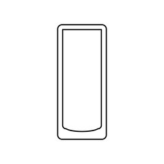 Cocktail glass cup icon vector illustration graphic design