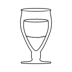 Delicious cocktail drink icon vector illustration graphic design